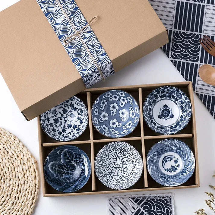 The Perfect Gift: Japanese Hand-Painted Porcelain Bowl Set