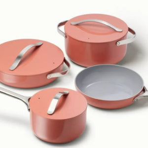 Pressed Aluminum Nonstick Cookware Set cookware set THE EUPHORIKA Perracotta 