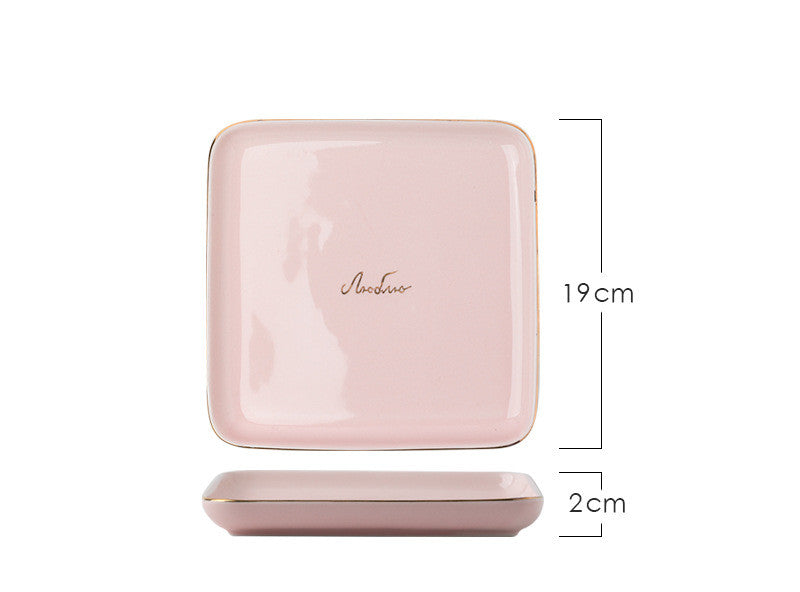 Elegant Ceramic Plates Tableware  Dining Collection - THE EUPHORIKA