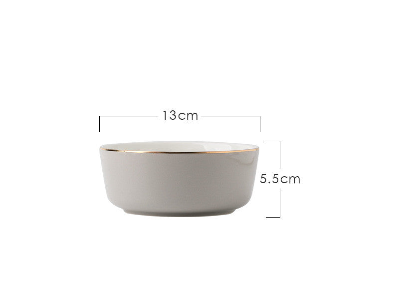 Elegant Ceramic Plates Tableware  Dining Collection - THE EUPHORIKA