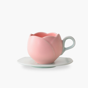 Tulip Coffee Cup & Saucer - THE EUPHORIKA