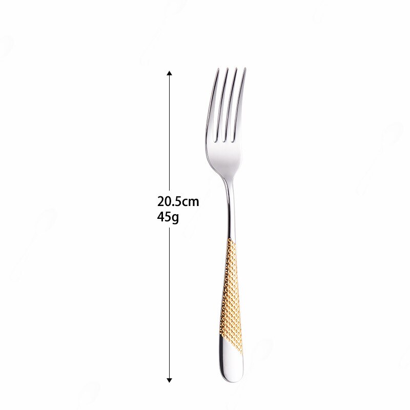 Stainless Steel Golden Tableware Cutlery Set - THE EUPHORIKA