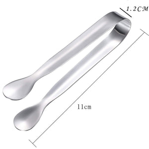 Stylish Stainless Steel Tongs for Ice & Sugar - THE EUPHORIKA