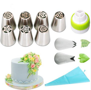 Professional Stainless Steel Icing Tips & Coupler Set - THE EUPHORIKA