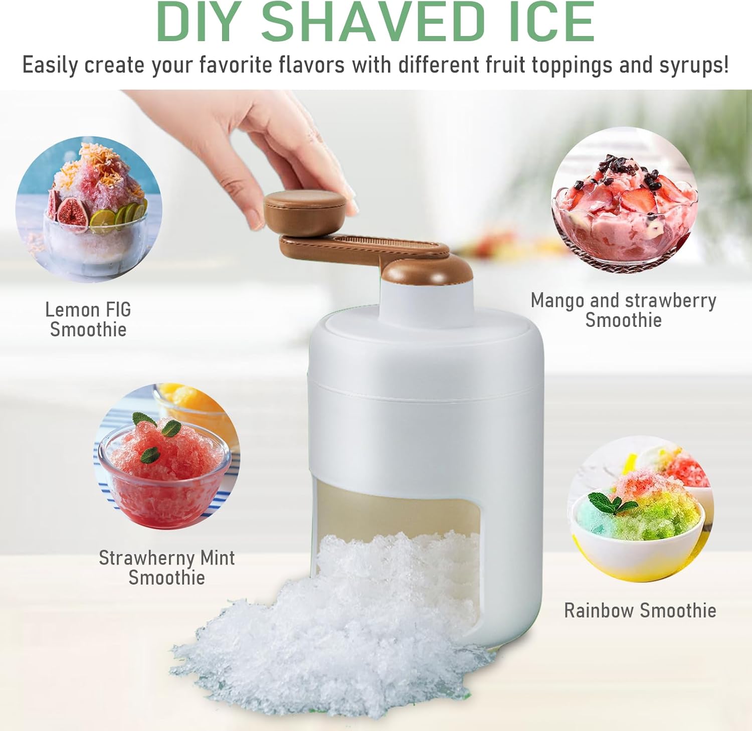 The Euphorika-Cranked Ice Shaver – Easy, Smooth, and Fun!