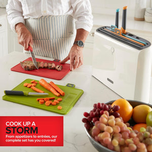 Cutting Board & Knife Set With UV-C Disinfection - THE EUPHORIKA