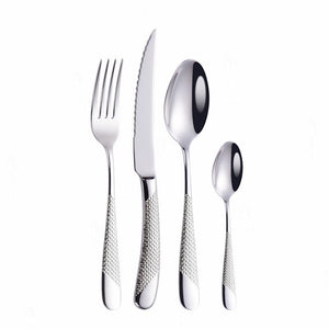 Stainless Steel Golden Tableware Cutlery Set - THE EUPHORIKA