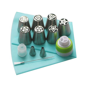 Professional Stainless Steel Icing Tips & Coupler Set - THE EUPHORIKA