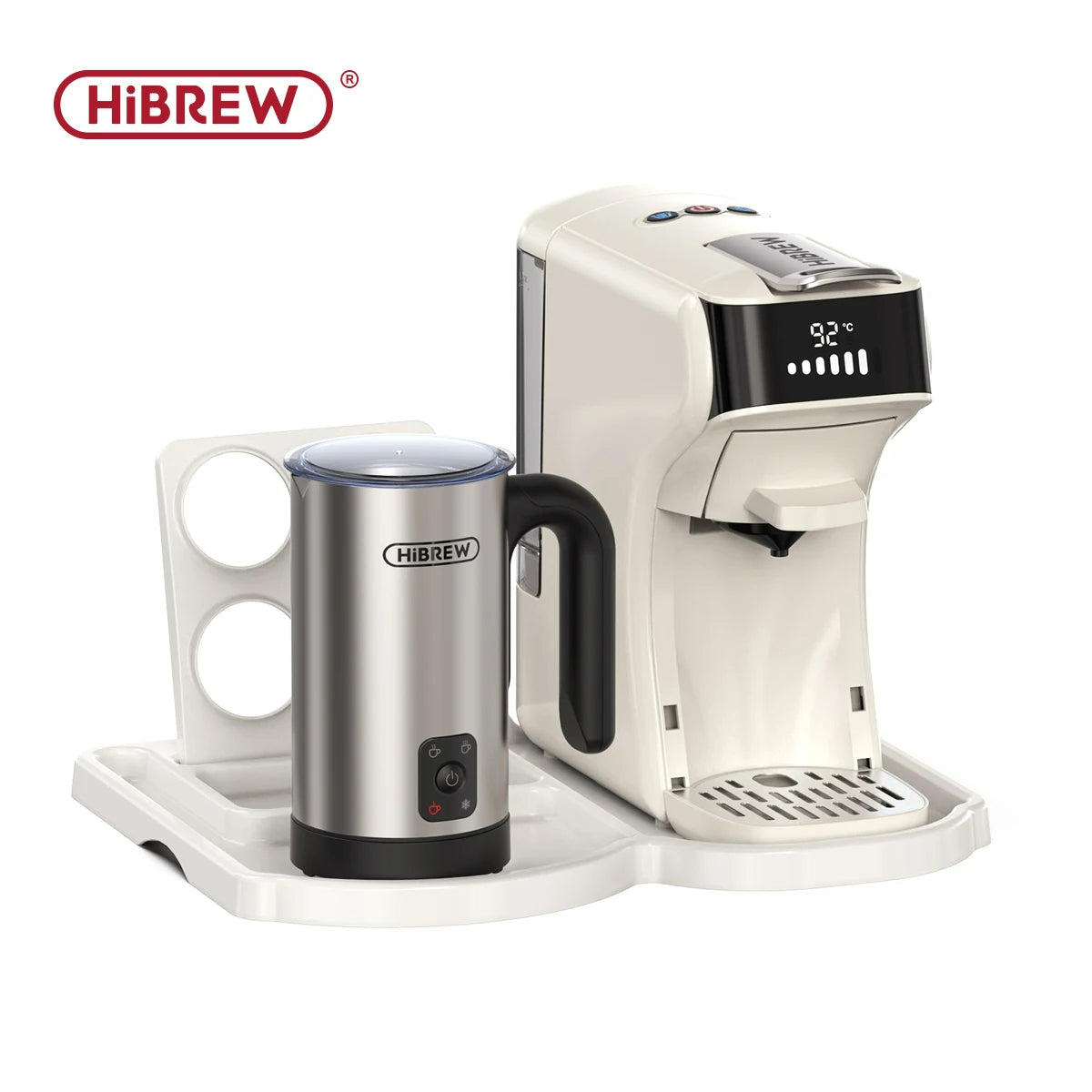 HiBREW H1B 6-in-1 Capsule Coffee Machine - Personalized Coffee Brewing with 19-Bar Pressure & Adjustable Temperature